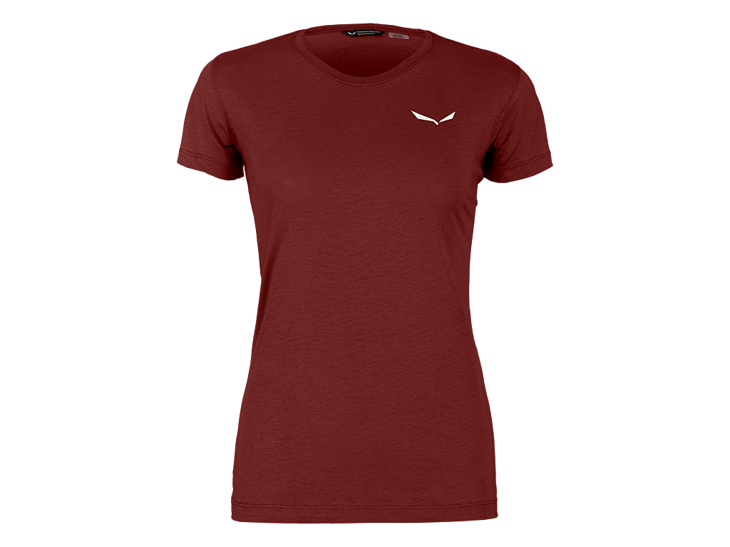 Dámské triko Salewa Alpine Hemp Logo T-Shirt Syrah 28133-1570