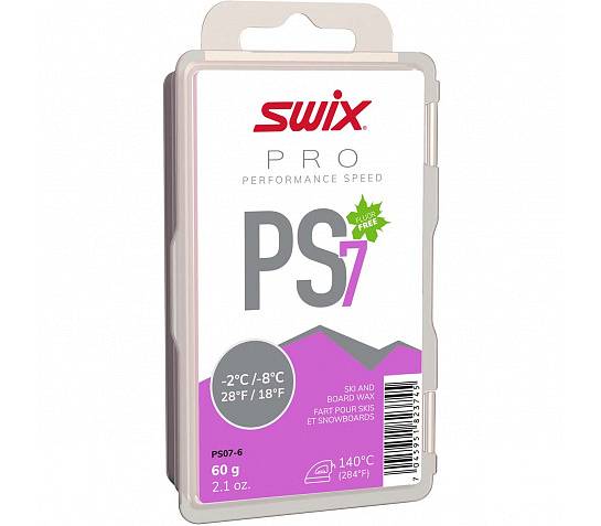 SWIX PS07-6 Pure Speed skluzný vosk 60g