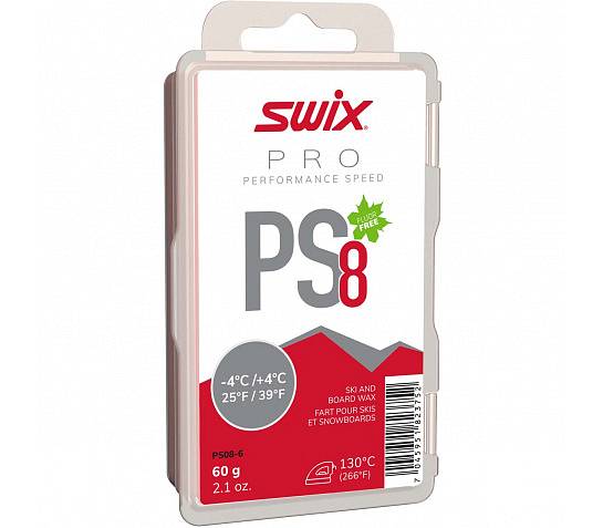 SWIX PS08-6 Pure Speed skluzný vosk 60g