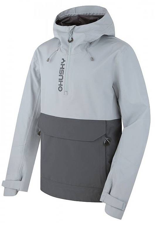 Pánská bunda Husky Hardshell Nabbi light grey/dark grey