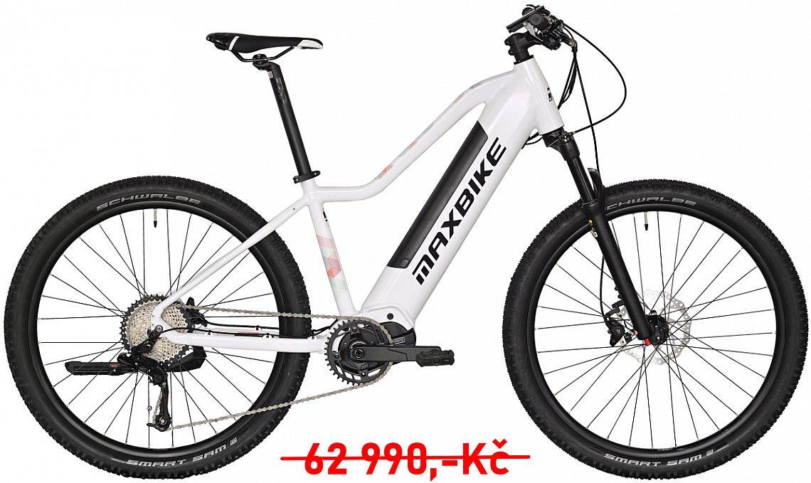 Maxbike elektrokolo Freya 2.0 2022 bílá+červená