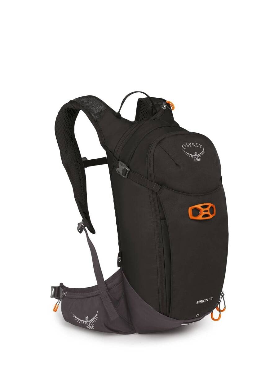 Cyklistický batoh OSPREY SISKIN 12 BLACK - S REZERVOÁREM