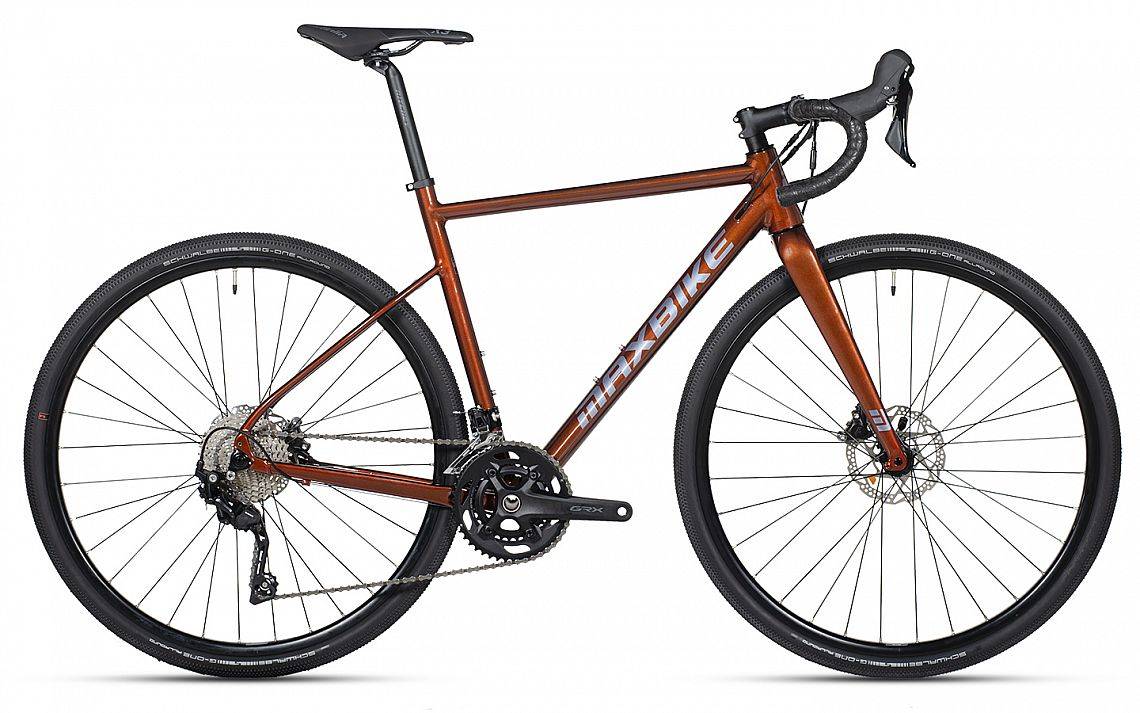 Maxbike gravel ONYX - hnědý