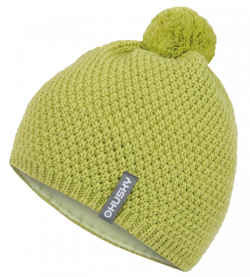 Dětská pletená čepice Husky Cap 36 green XS