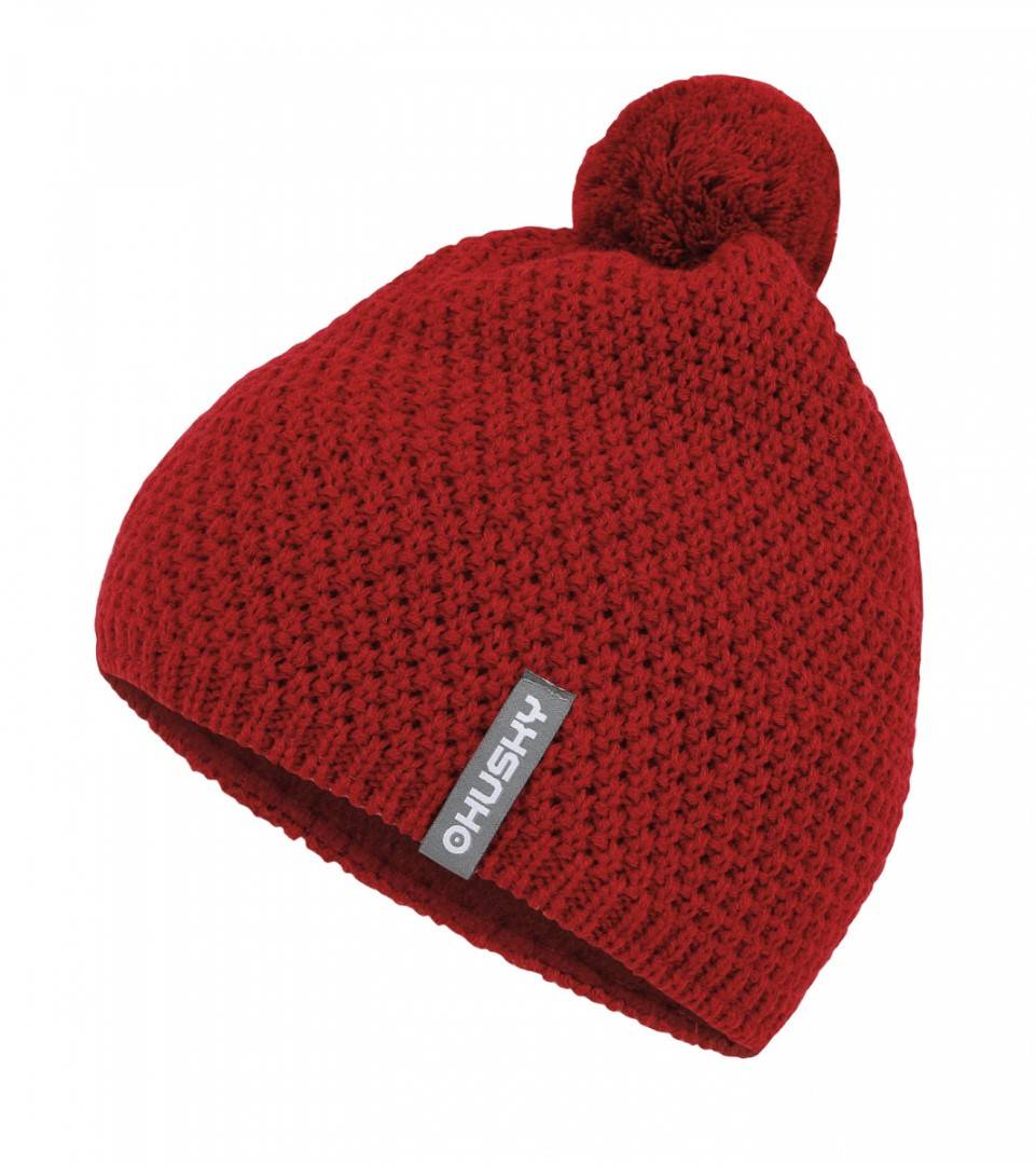 Dětská pletená čepice Husky Cap 36 red XS