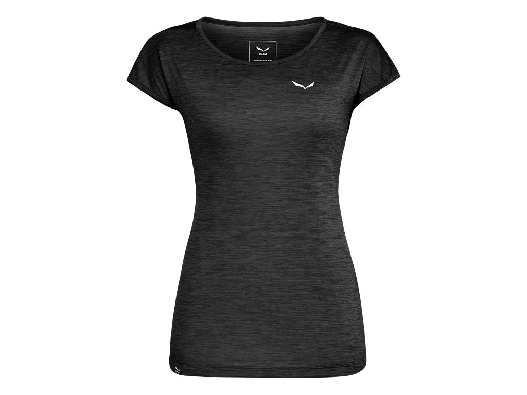 Salewa Puez Melange Dry T-Shirt W black out melange