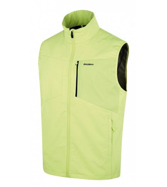 HUSKY pánská softshell vesta – Salien M light green