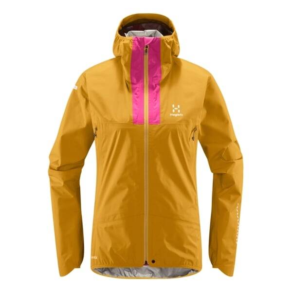 W Bunda Haglofs L.I.M GTX dámská oranžová/růžová