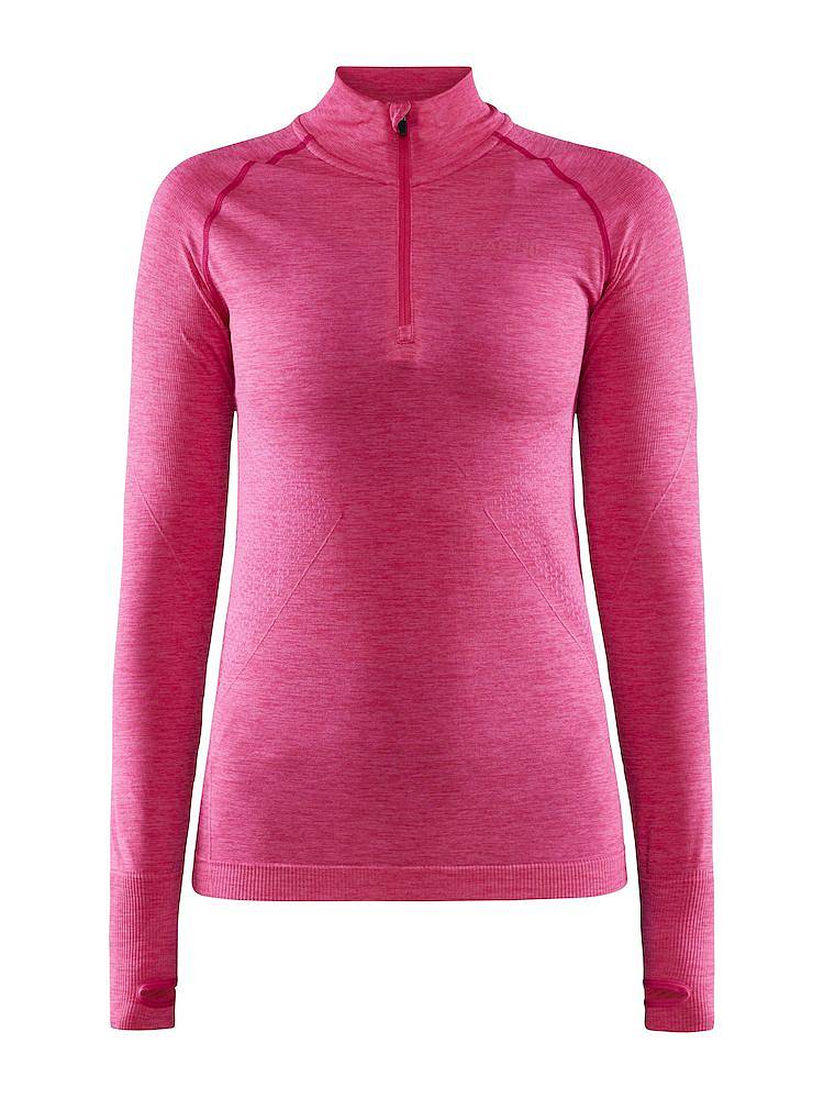 W Triko CRAFT CORE Dry Active Comfort Zip růžová