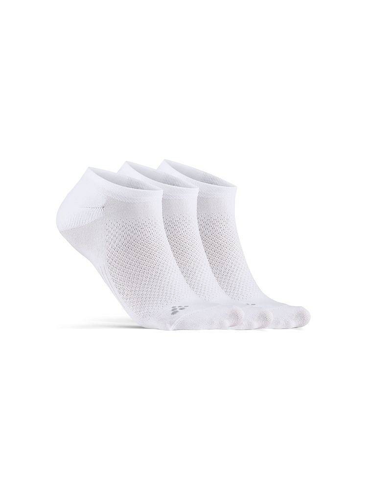 Ponožky CRAFT CORE Dry Footies 3-pack bílá