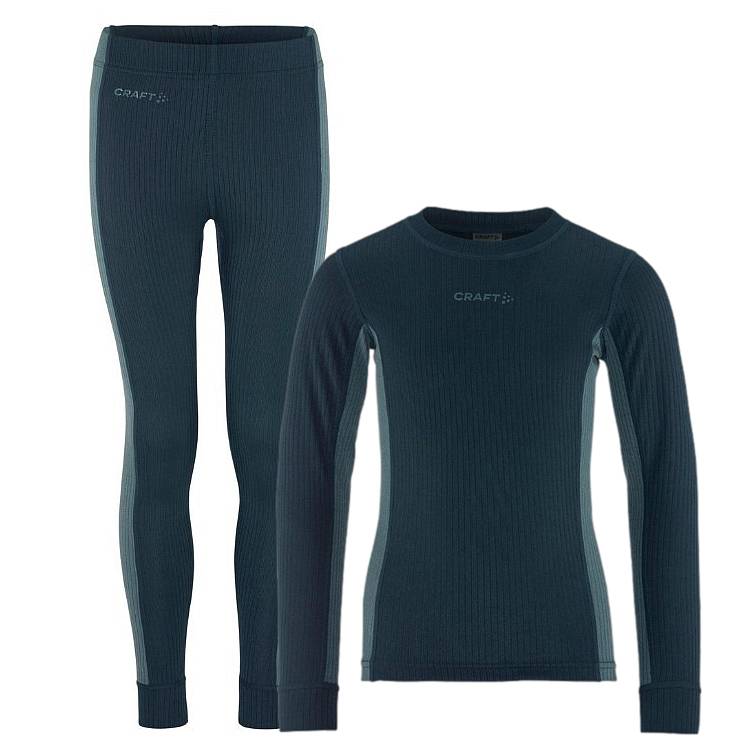 Set CRAFT CORE Dry Baselayer Junior modrá