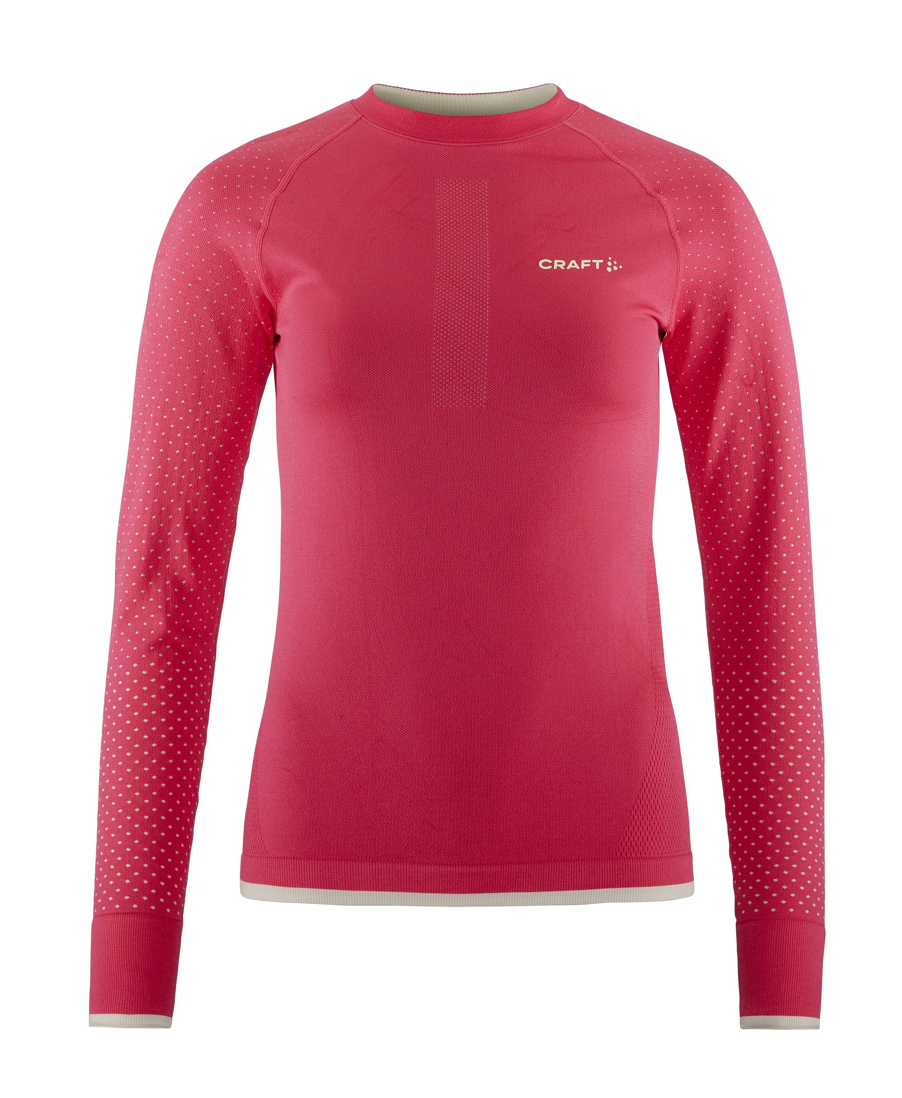 W Triko CRAFT ADV Warm Intensity LS červená