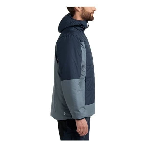 Bunda Haglöfs Mimic Silver hood pánská - modrá