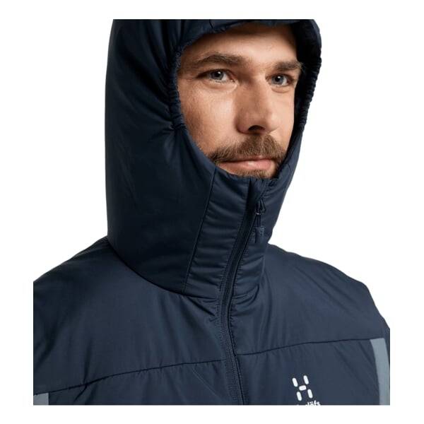 Bunda Haglöfs Mimic Silver hood pánská - modrá