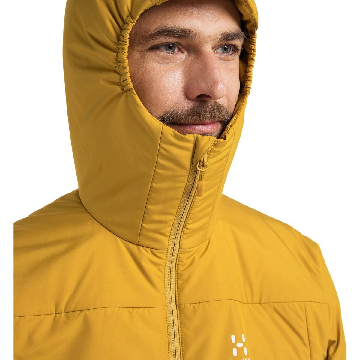 Bunda Haglöfs Mimic Silver hood pánská - žlutá
