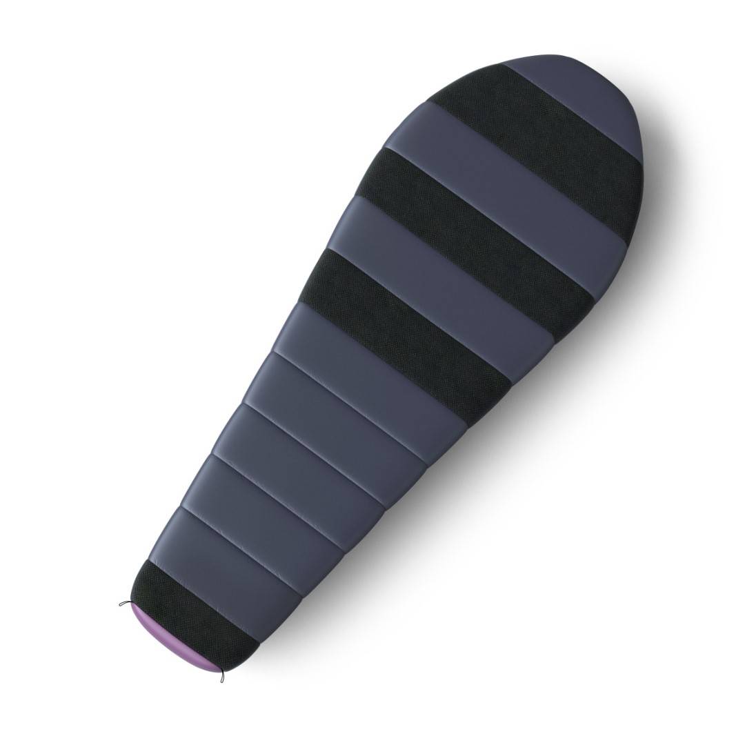 Dámský péřový spací pytel Drape Ladies blue/purple