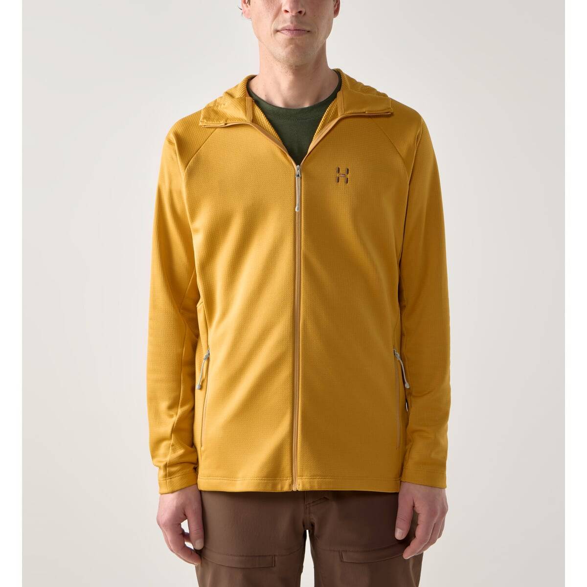 Mikina Haglöfs Korp Mid Hood - žlutá