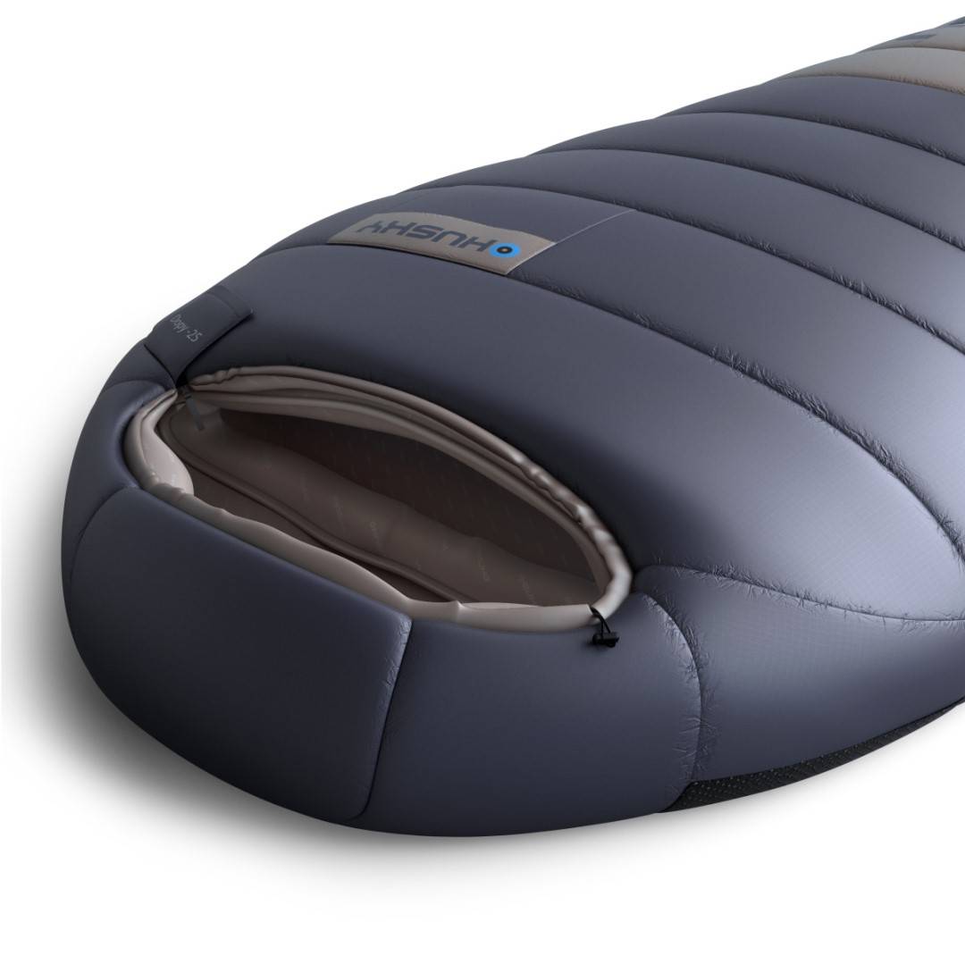 Péřový spací pytel Husky Dopy blue/grey