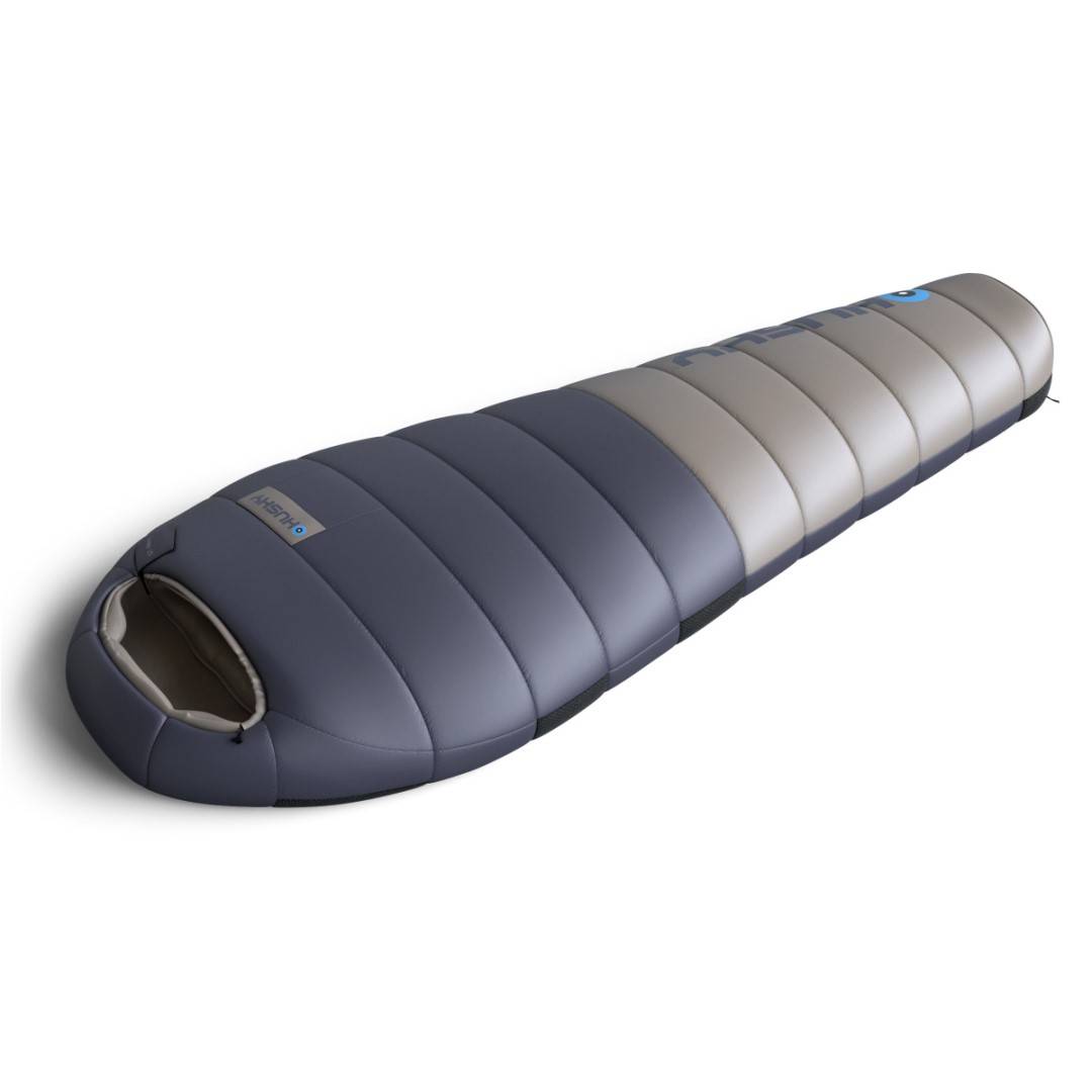 Péřový spací pytel Husky Dopy blue/grey