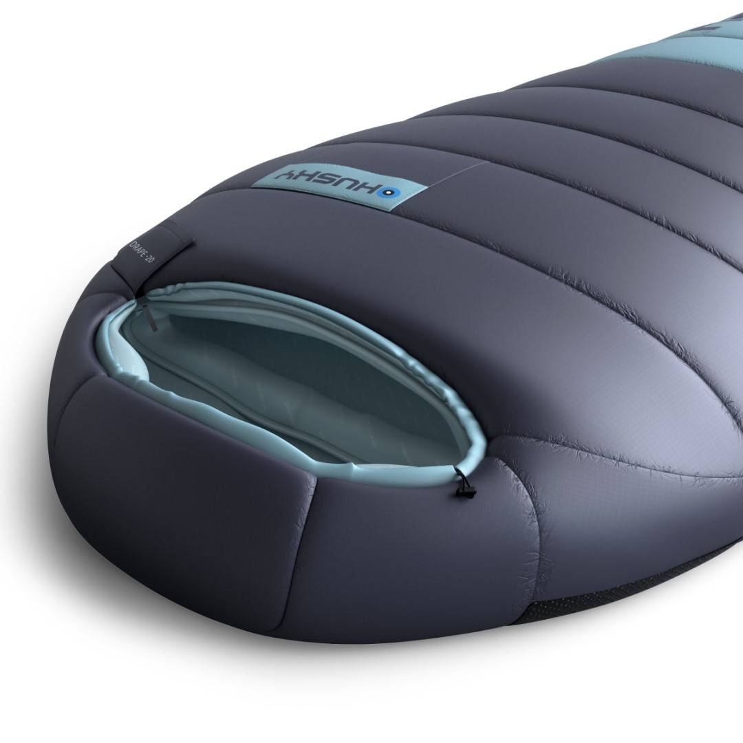 Péřový spací pytel Husky Drape blue