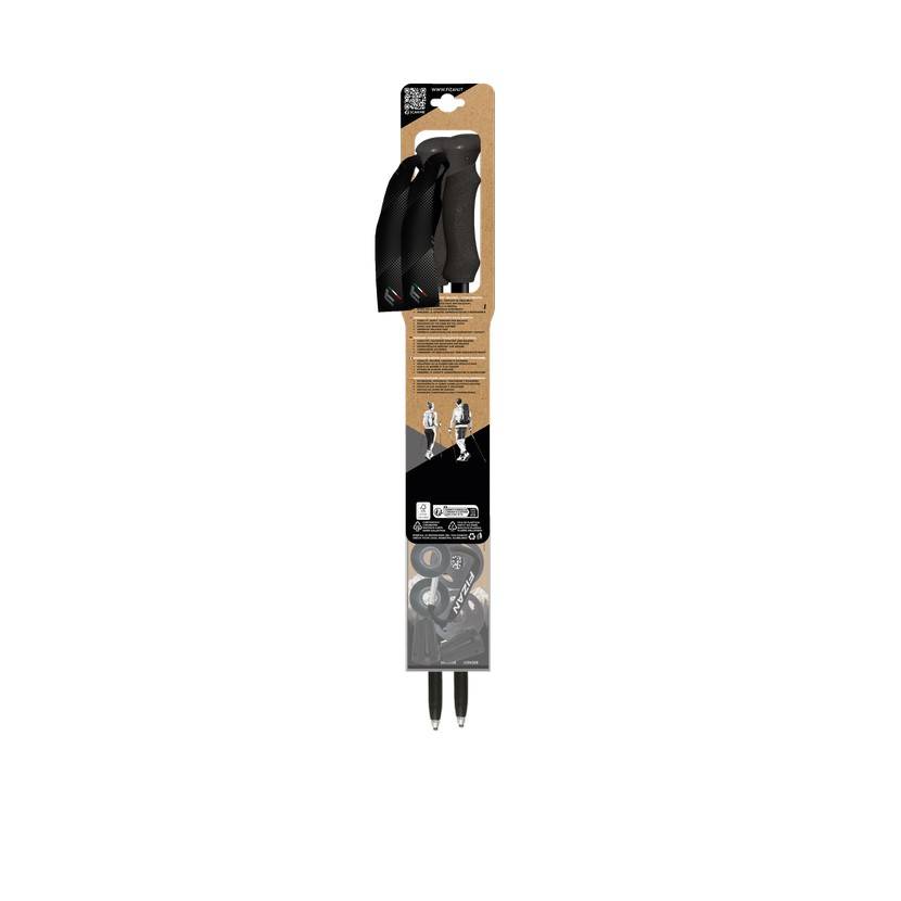 Trekové hole Fizan Compact 4 water green