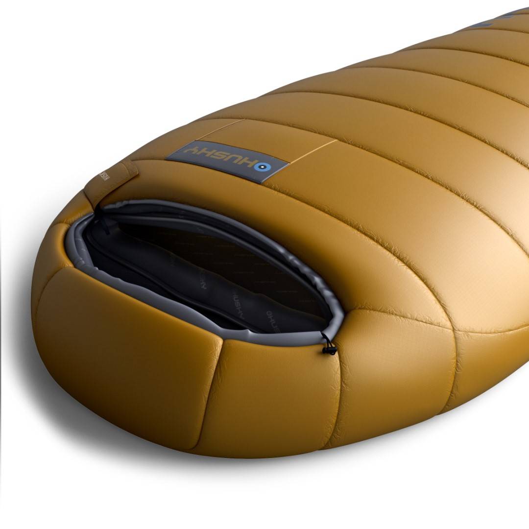 Třísezónní spací pytel Husky Husky Plus mustard
