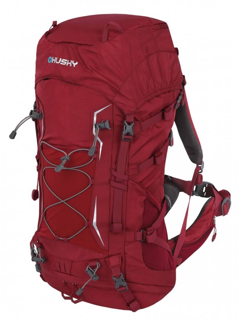 Batoh ultralight HUSKY Ribon New 60L bordo