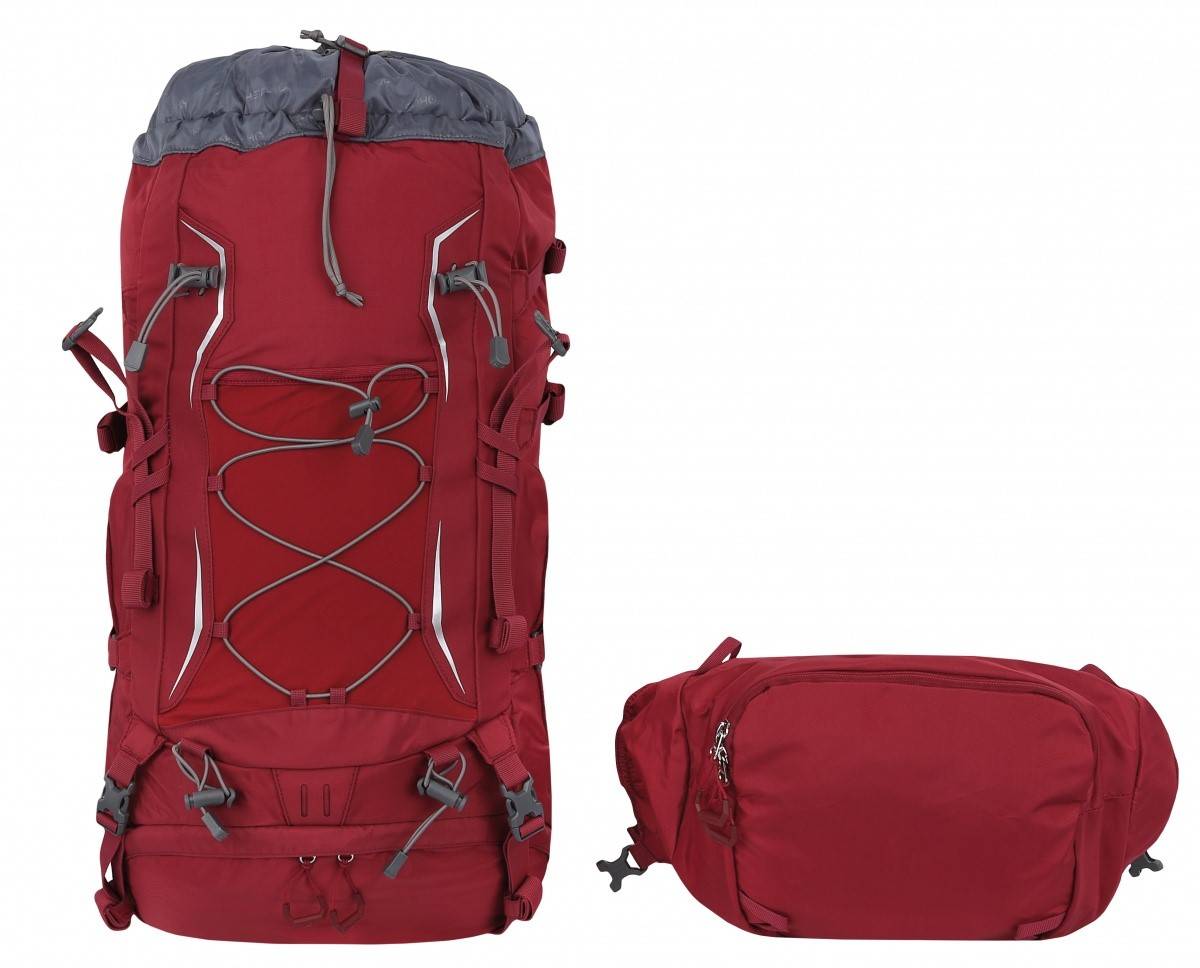 Batoh ultralight HUSKY Ribon New 60L bordo