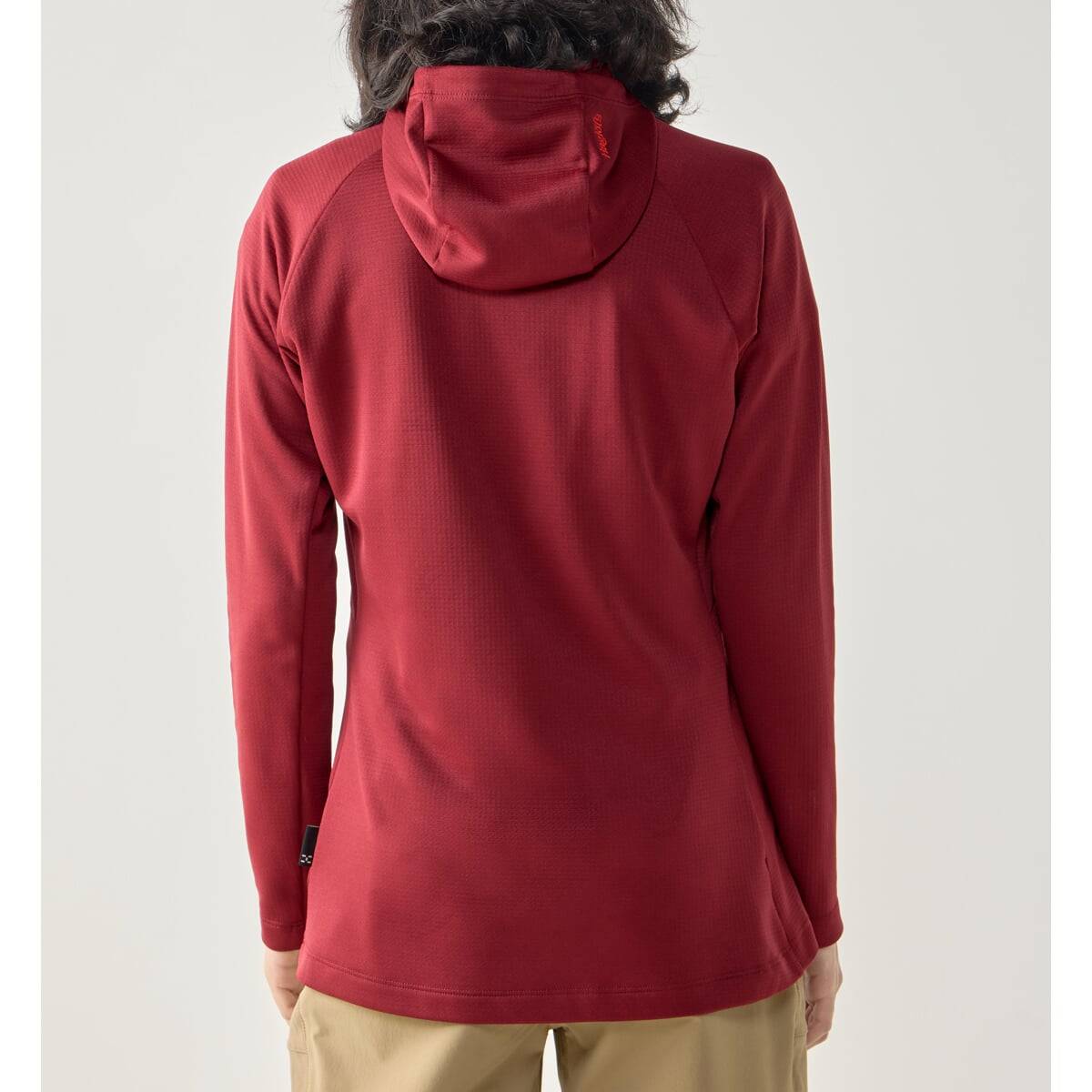 Mikina Haglöfs Korp Mid Hood dámská - červená