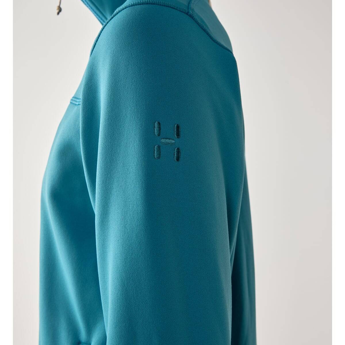 Mikina Haglöfs Rosson Mid hood dámská - modrá