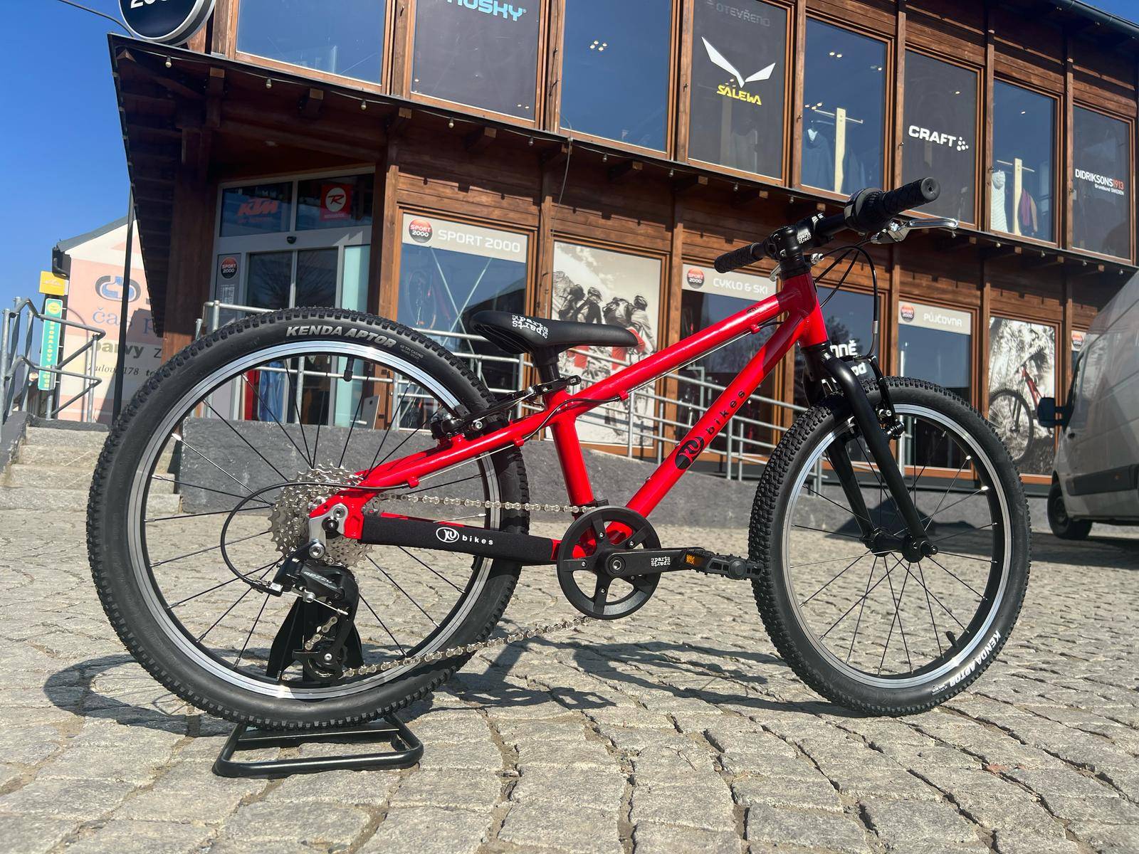 KUBIKES - dětské kolo 20 S MTB červené