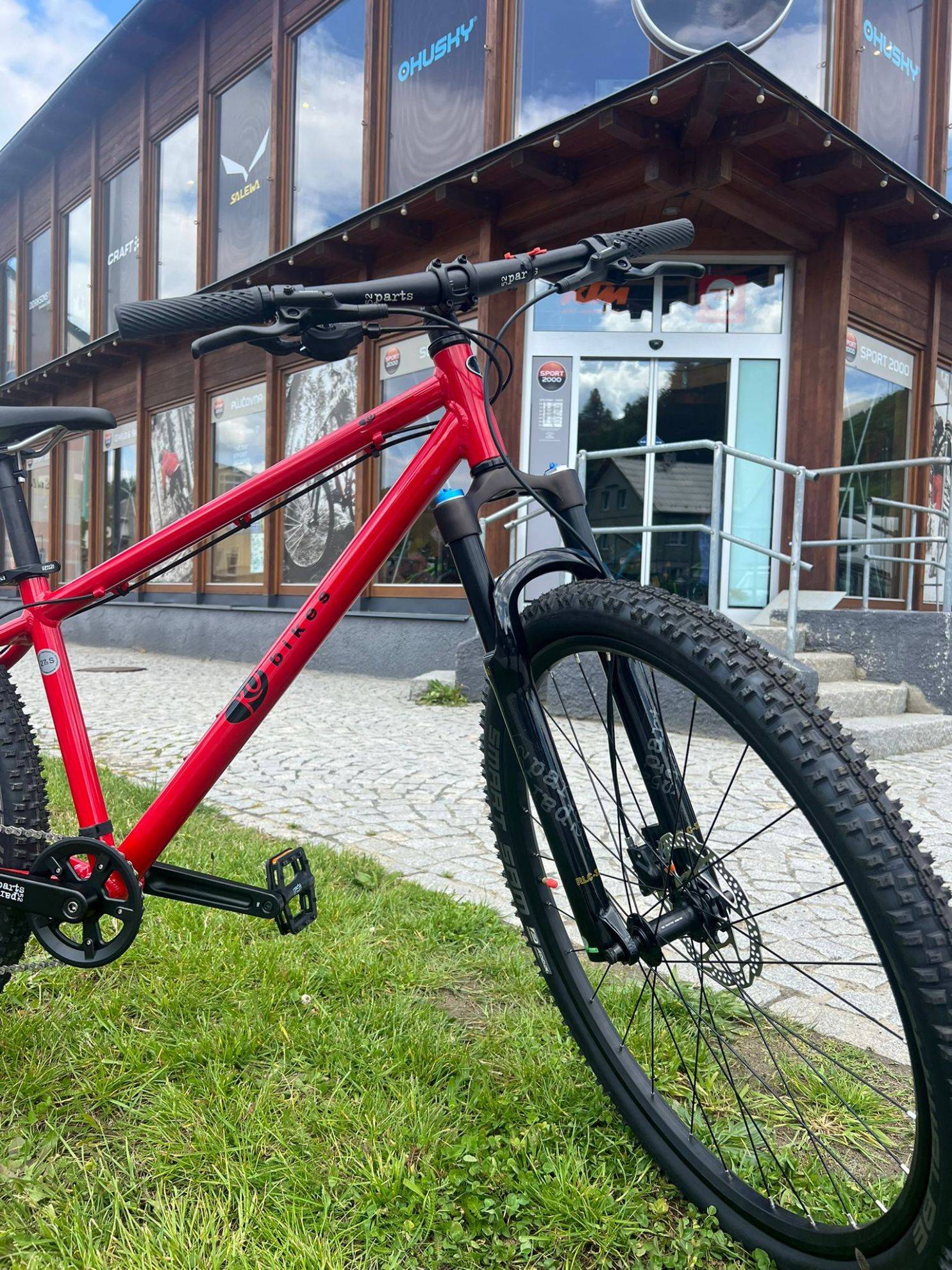 KUBIKES juniorské kolo 24S MTB Disc červené