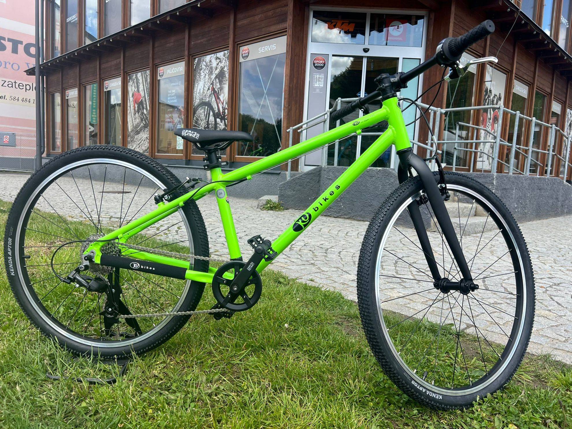 KUBIKES juniorské kolo 26 MTB zelená