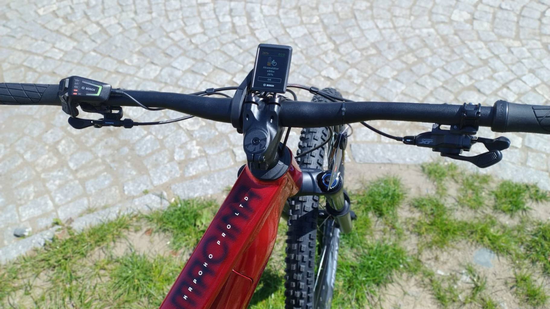KTM elektrokolo KAPOHO PRO LTD (S) CHROME RED (GREY+BLACK+WHITE)