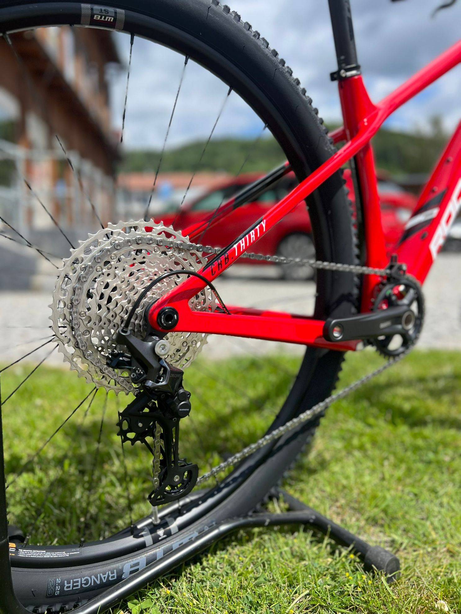 ROCK MACHINE horské kolo Blizz CRB 30-29 Gloss Red/White/Black