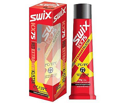 SWIX KX75 Extra Wet klistr, 55g, +2°C až +15°C