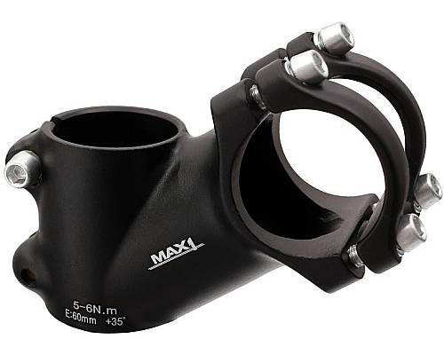 Představec MAX1 High 60/35°/31,8 mm černý