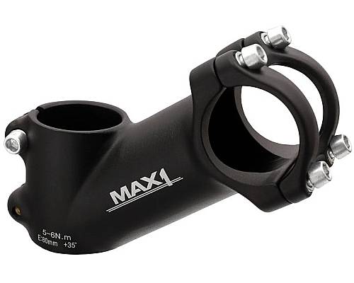 Představec MAX1 High 80/35°/31,8 mm černý