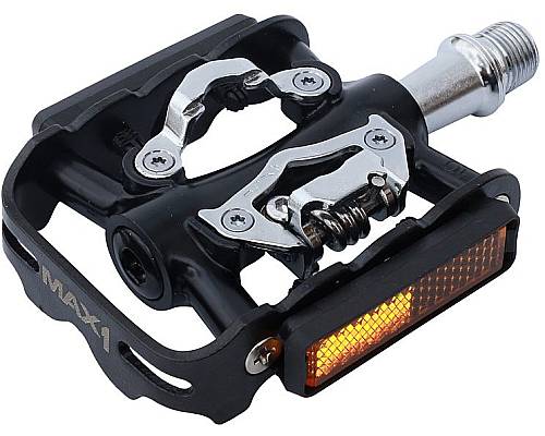 Pedály MAX1 SPD Tour jednostranné černé