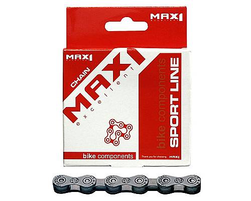 Řetěz MAX1 10 speed, 116L, šedý, se spojkou