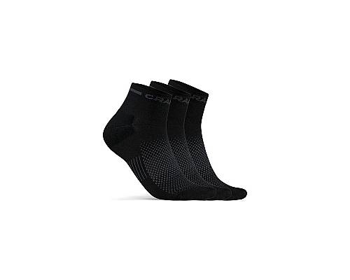 Ponožky CRAFT CORE Dry Mid 3-pack černá