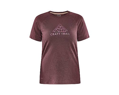 W Triko CRAFT ADV Trail Wool SS červená