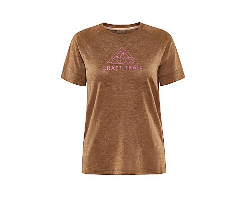 W Triko CRAFT ADV Trail Wool SS hnědá