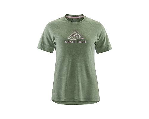 W Triko CRAFT ADV Trail Wool SS zelená