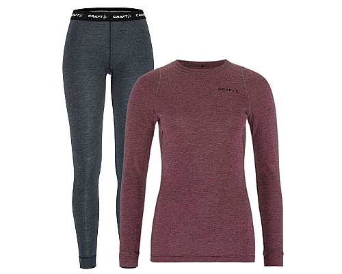 W Set CRAFT CORE Wool Merino červená