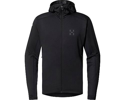 Mikina Haglöfs L.I.M Mid Multi Hood pánská černá