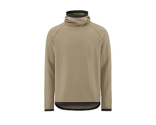 Triko CRAFT Grid Hood béžová