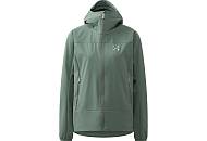 W Bunda Haglöfs Rosson softshell dámská zelená