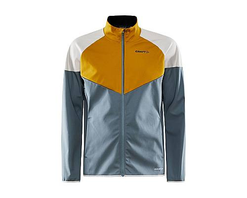 Bunda CRAFT CORE Glide Block modrá se žlutou