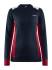 W Set CRAFT CORE Dry Baselayer tm. modrá s růžovou